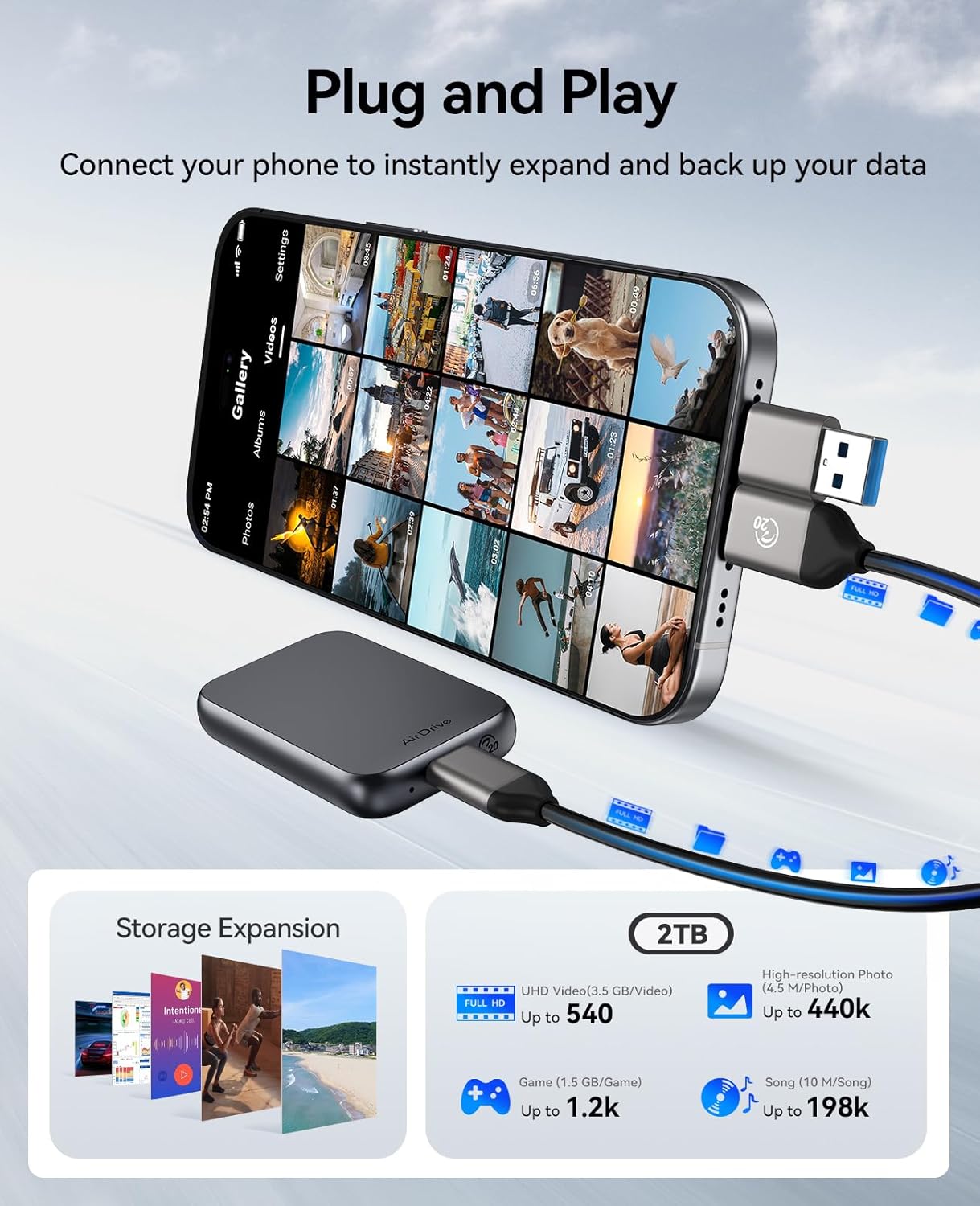 Orico SSD Esterno 2 TB USB-C 3.2 Gen2 - immagine 6