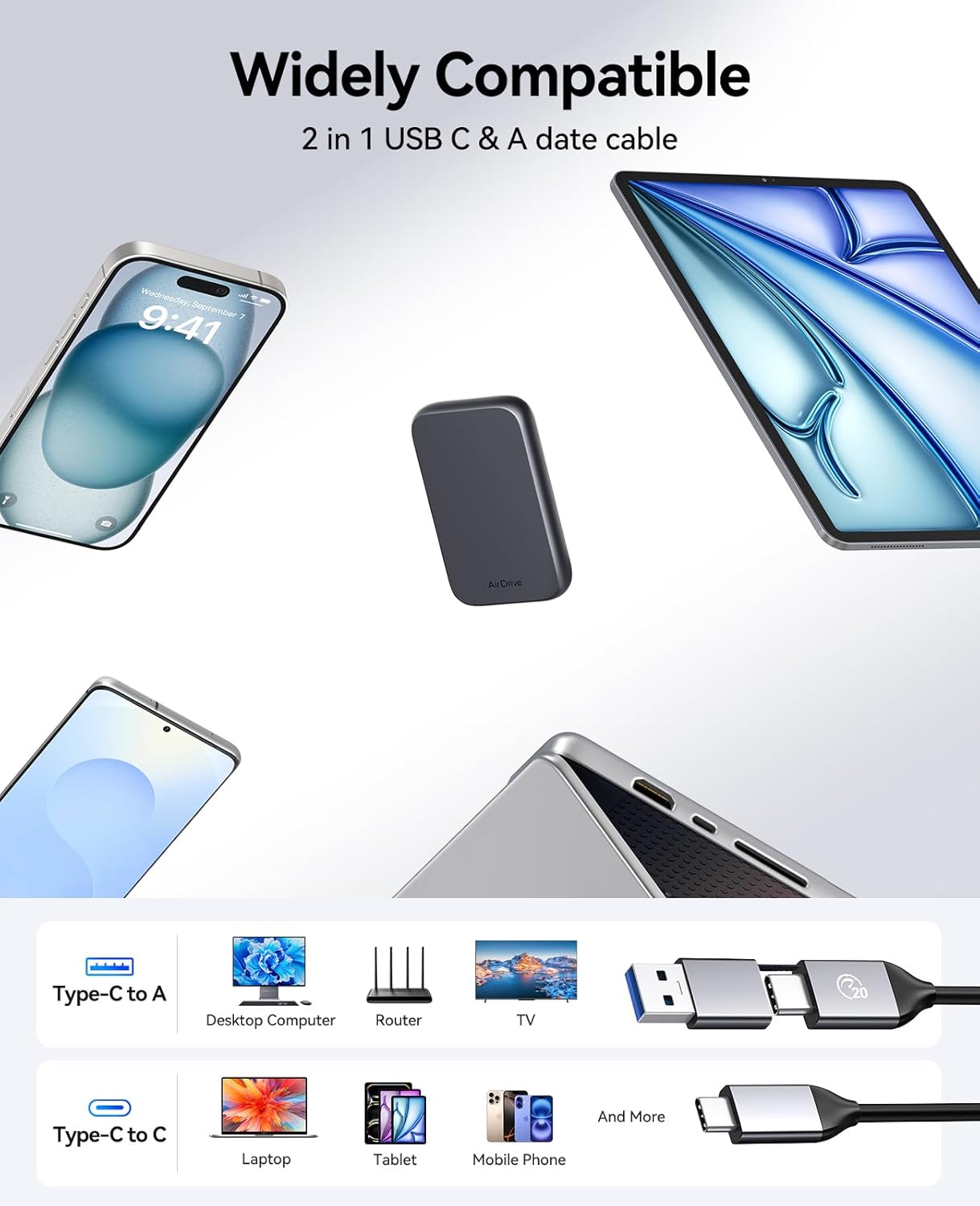 Orico SSD Esterno 2 TB USB-C 3.2 Gen2 - immagine 7