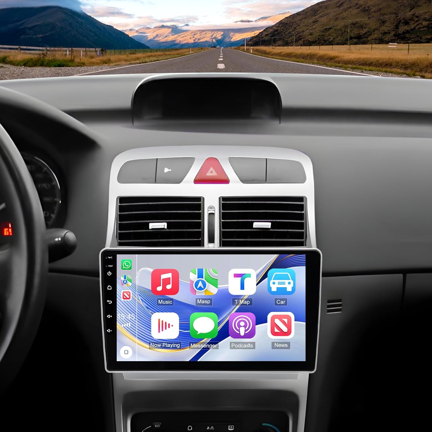 Autoradio Android 14 per Peugeot 307 2002-2013 - immagine 1