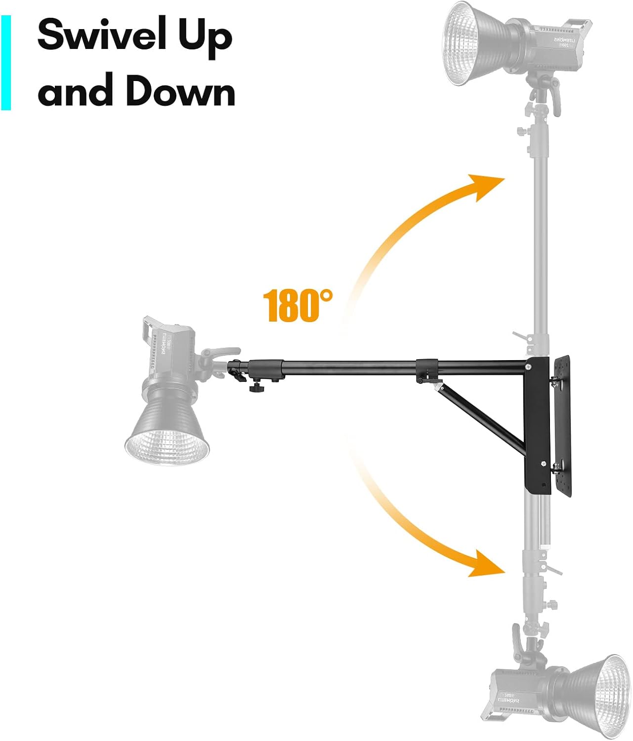 Andoer Supporto a Braccio Triangolare da Parete per Fotografia - immagine 2