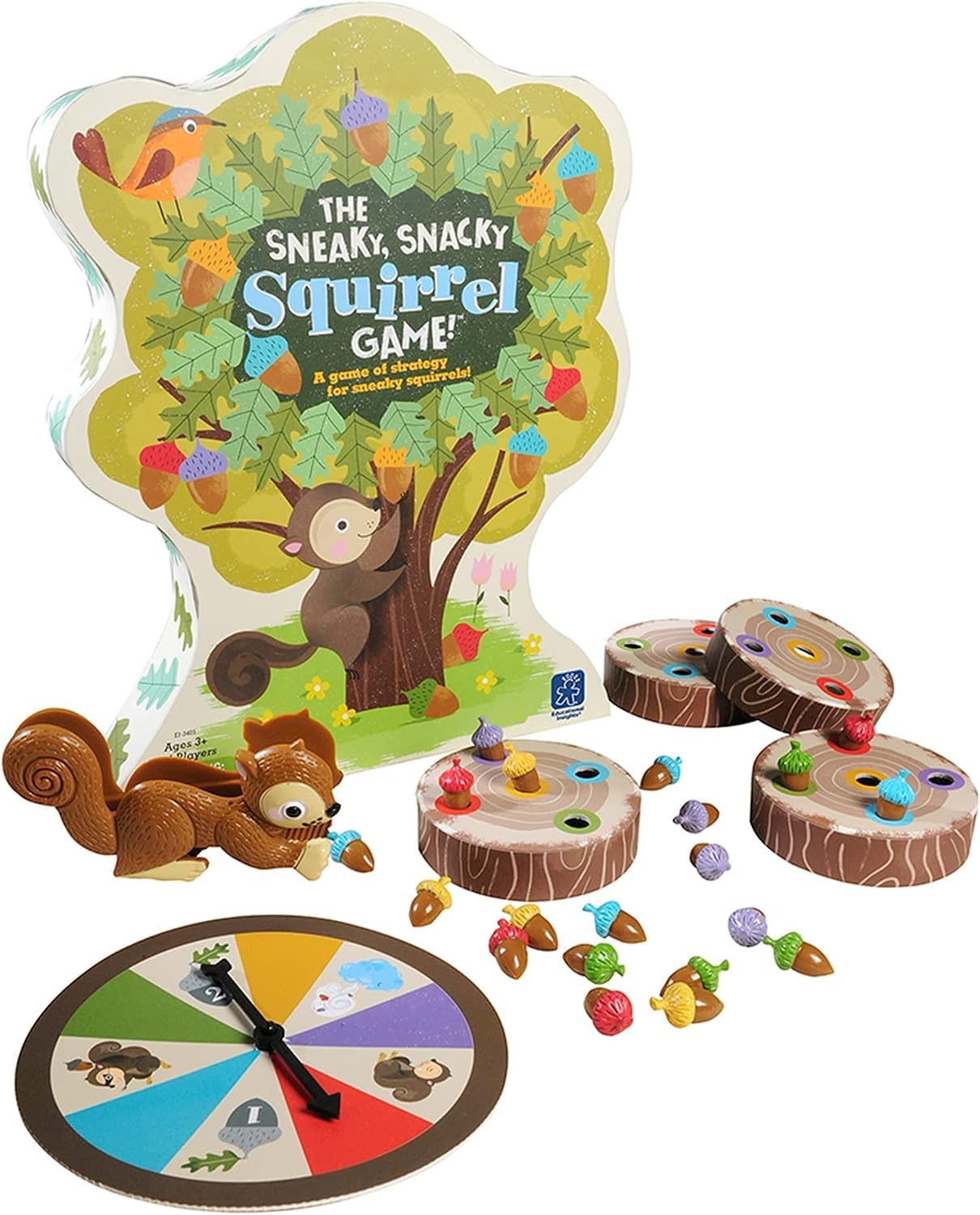 Learning Resources Gioco di Corrispondenza Colori Sneaky, Snacky Squirrel