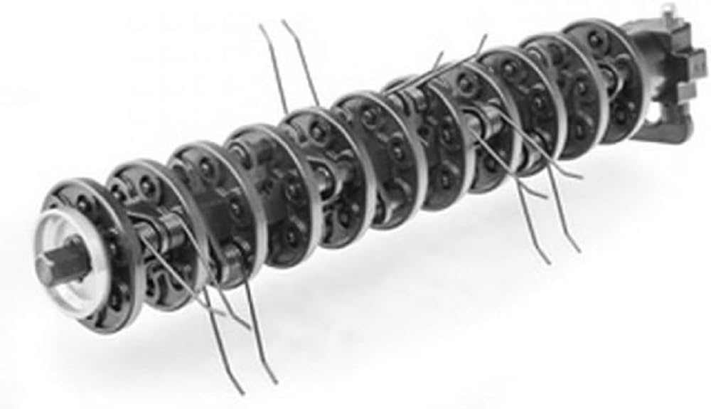 Wolf-Garten 196-107-650 WAS3001 Kit Albero Molle di Ricambio, Nero