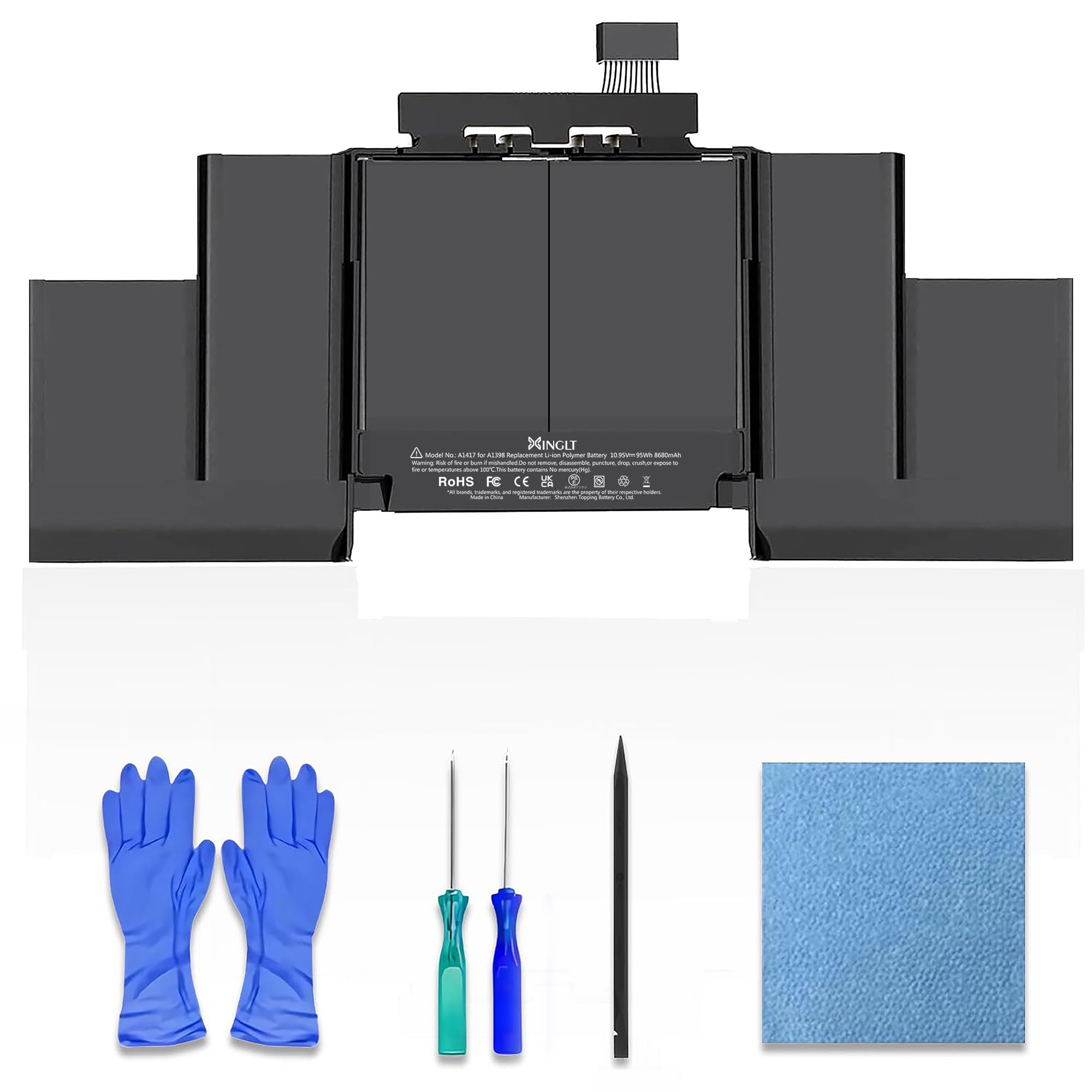 Xinglt A1417 Batteria Sostitutiva per MacBook Pro 15" A1398