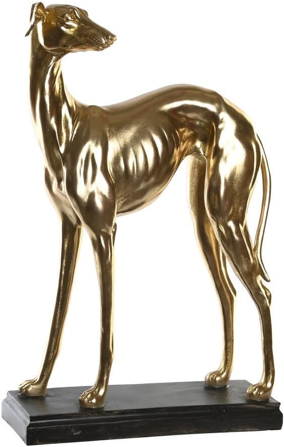 FIGURA RESINA 44,5X17X65,5 GALGO DORADO - immagine 1
