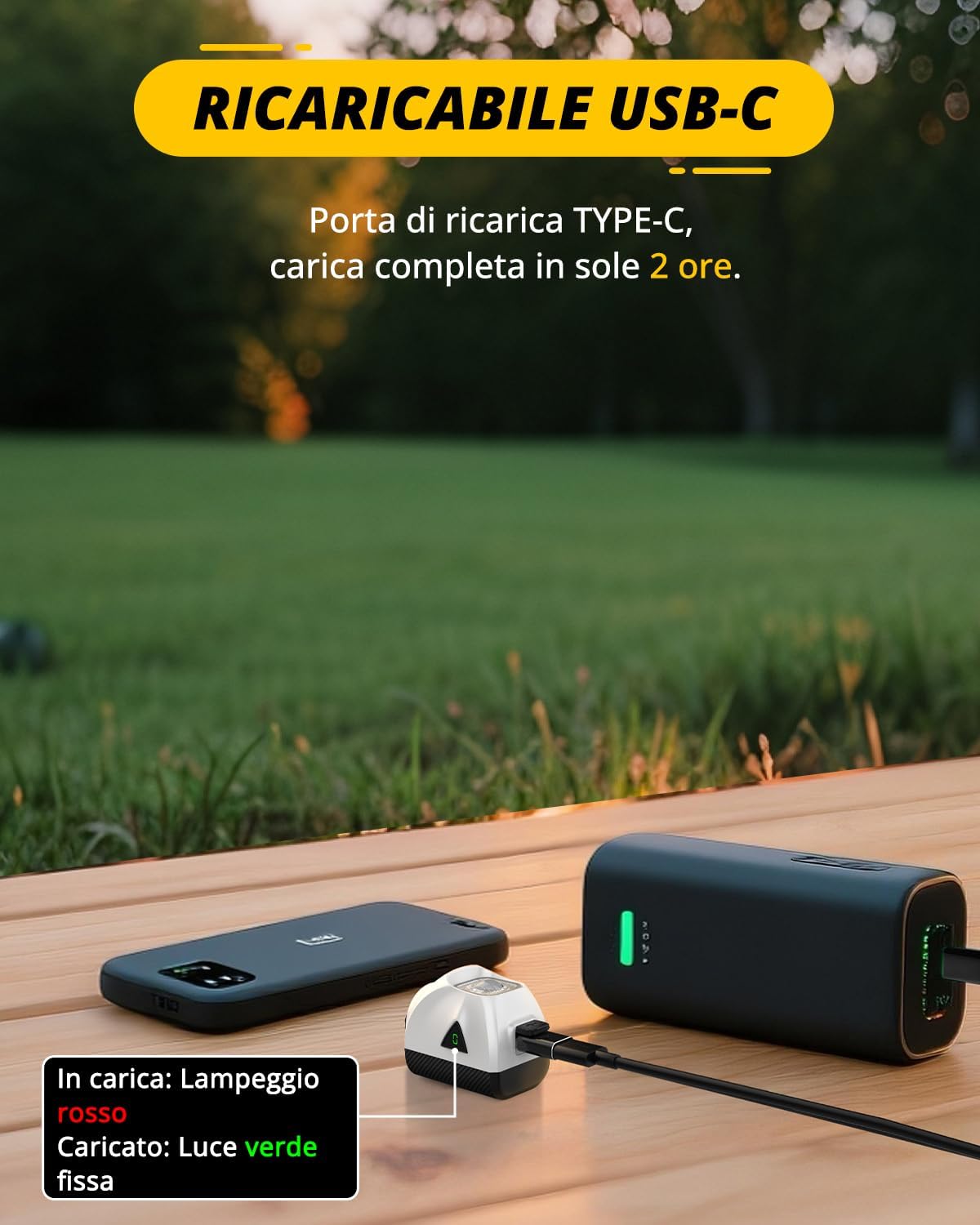 Towild DL1200S Luci Bici 1200 Lumen con Telecomando - immagine 7