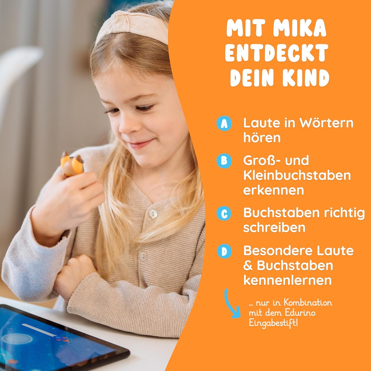 Edurino Starter set Mika ABC - Lettere di Lettura/Scrittura - immagine 5