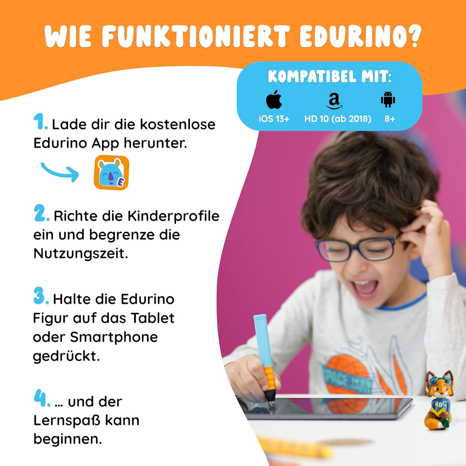 Edurino Starter set Mika ABC - Lettere di Lettura/Scrittura - immagine 7