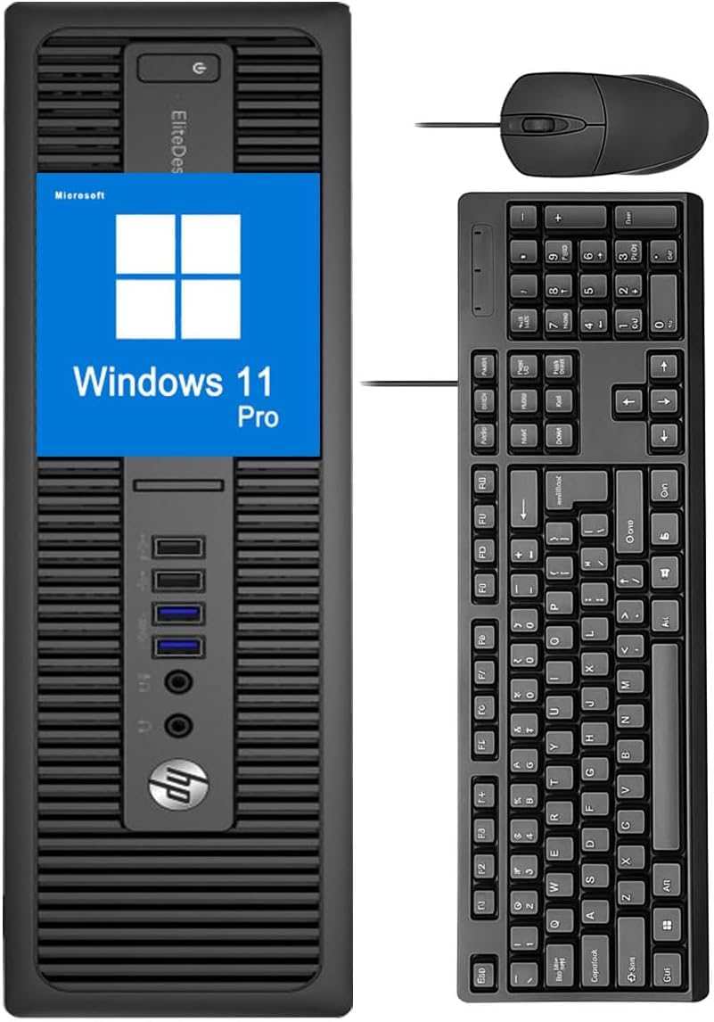 Hp EliteDesk 800 G2 SFF - PC Desktop Intel Core i5-6600 (Ricondizionato)