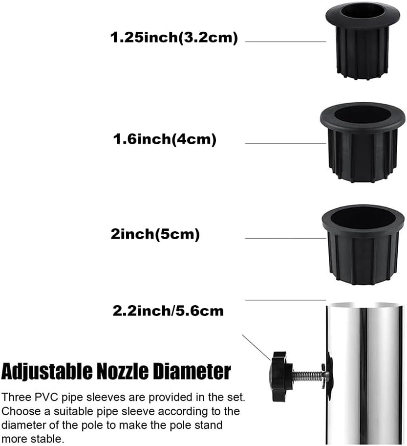 Niciksty Supporto per Ombrellone da Terrazzo - immagine 3