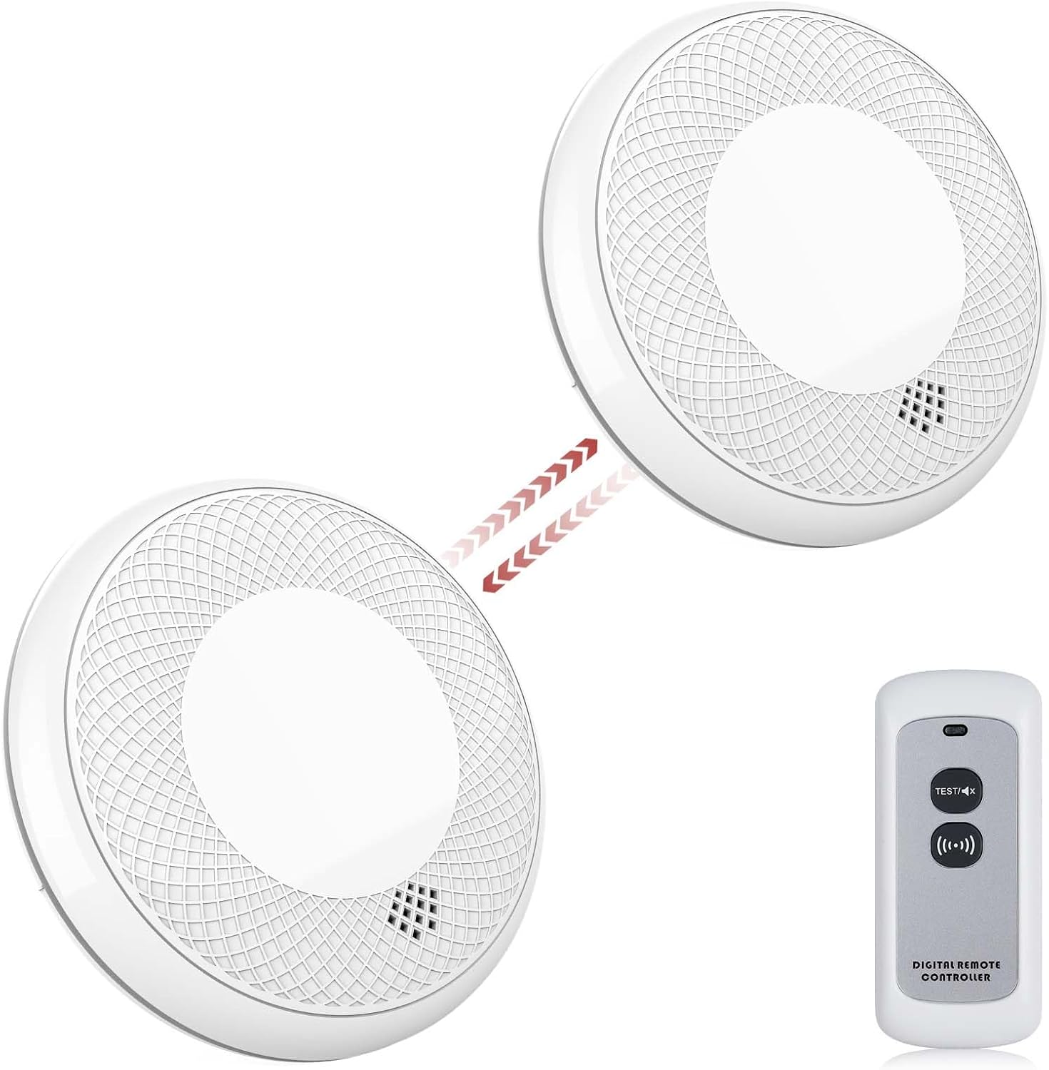 Rilevatore di Fumo e CO Combinato Wireless (2 pezzi) - immagine 1