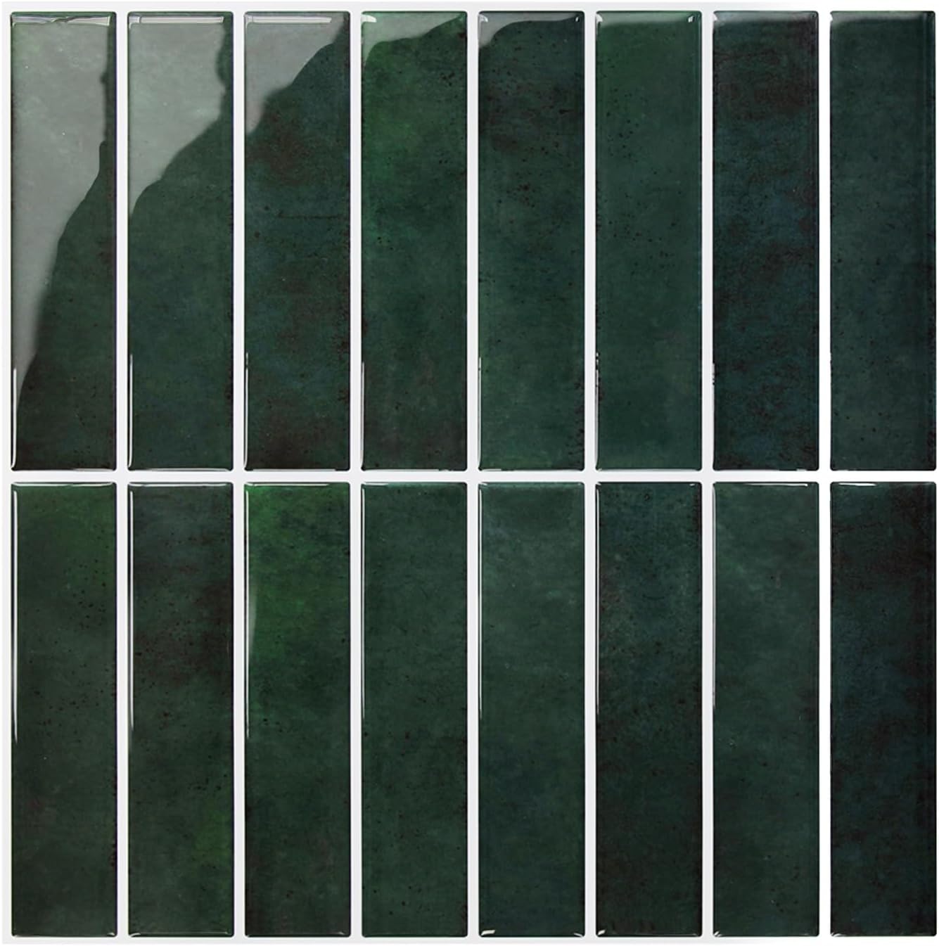 Commomy Piastrelle Adesive Cucina Bagno Verde Foresta - immagine 1