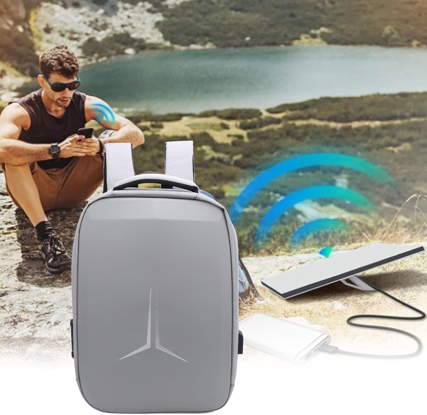 Bewinner Mini Borsa da Viaggio Rigida Impermeabile - immagine 7