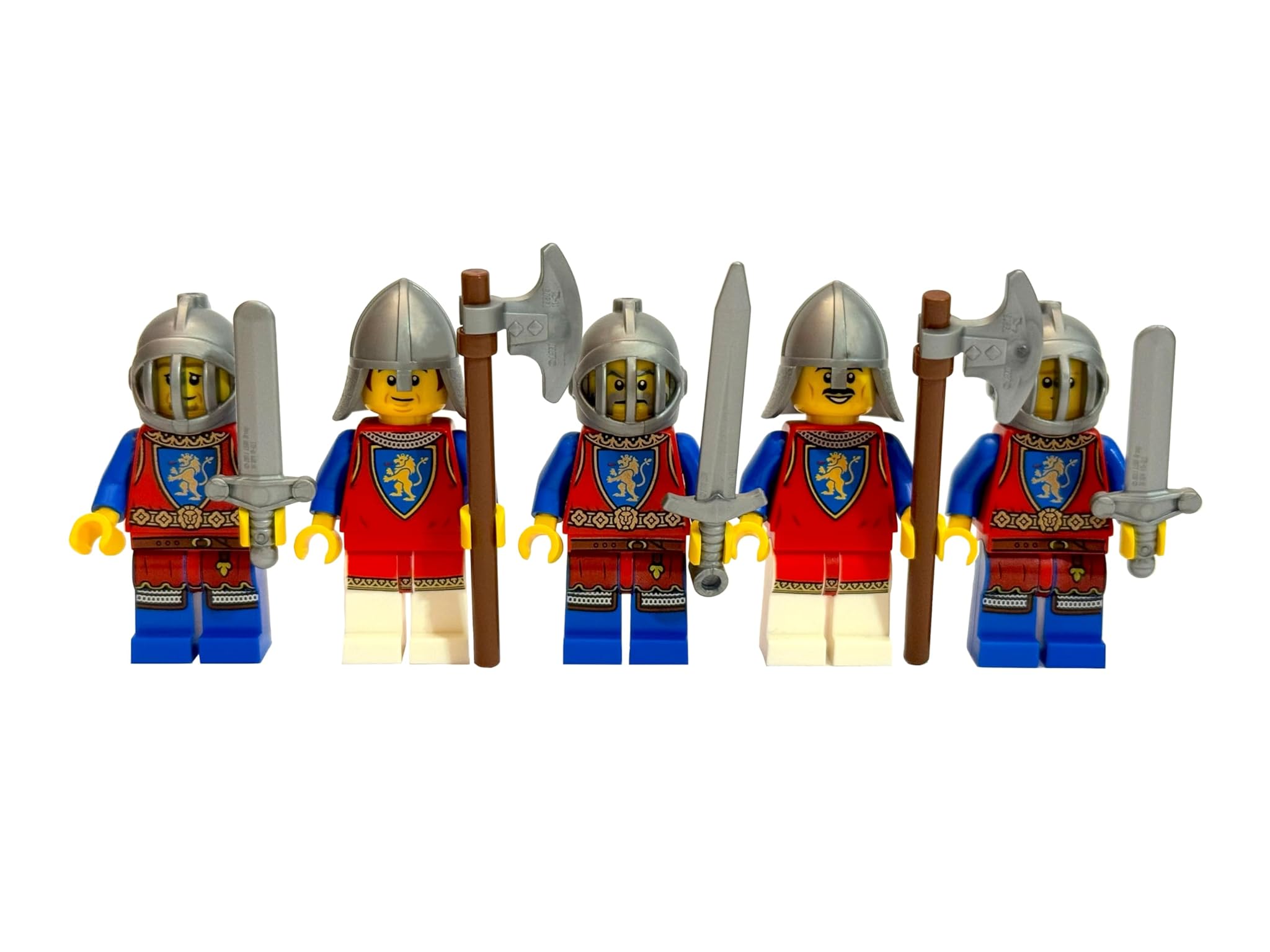 LEGO® Ritter Minifigure Cavalieri di leone (5 personaggi)