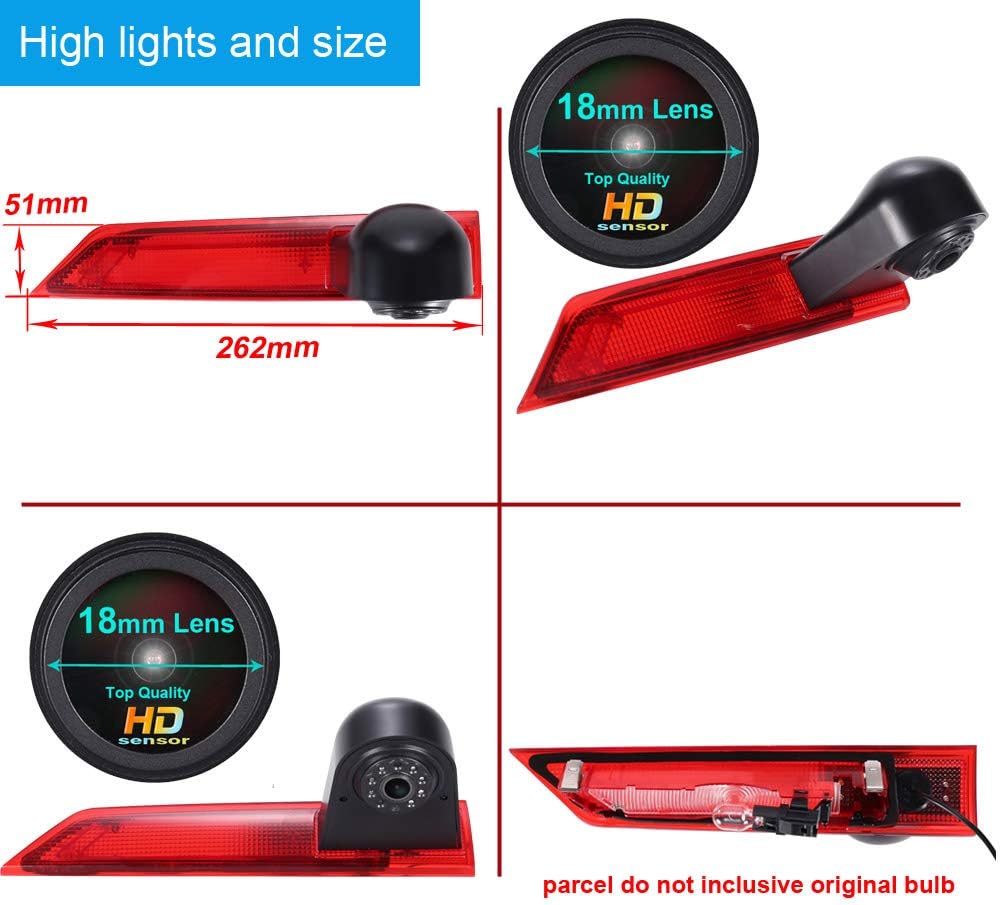 dynavsal Telecamera Freno HD 720p per Ford Transit Custom - immagine 5