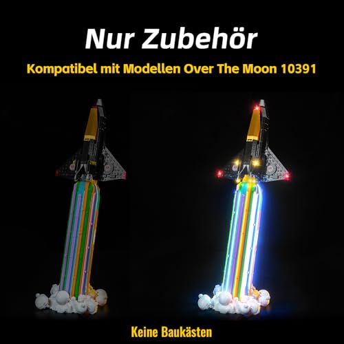 Set Luci LED per Lego 10391 Over The Moon - immagine 4