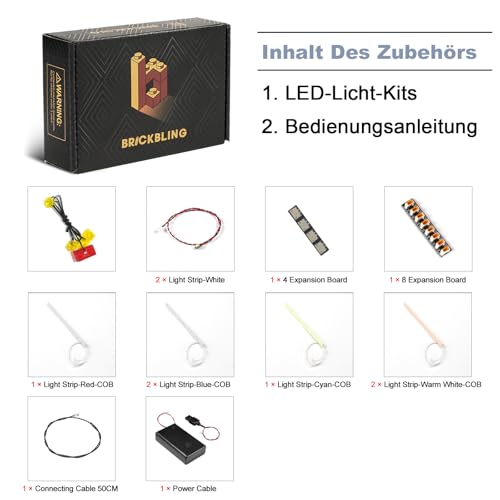 Set Luci LED per Lego 10391 Over The Moon - immagine 6