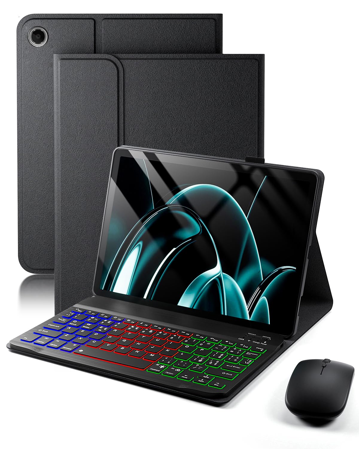 Cover Tastiera Bluetooth Retroilluminata per Lenovo Tab Plus 2024