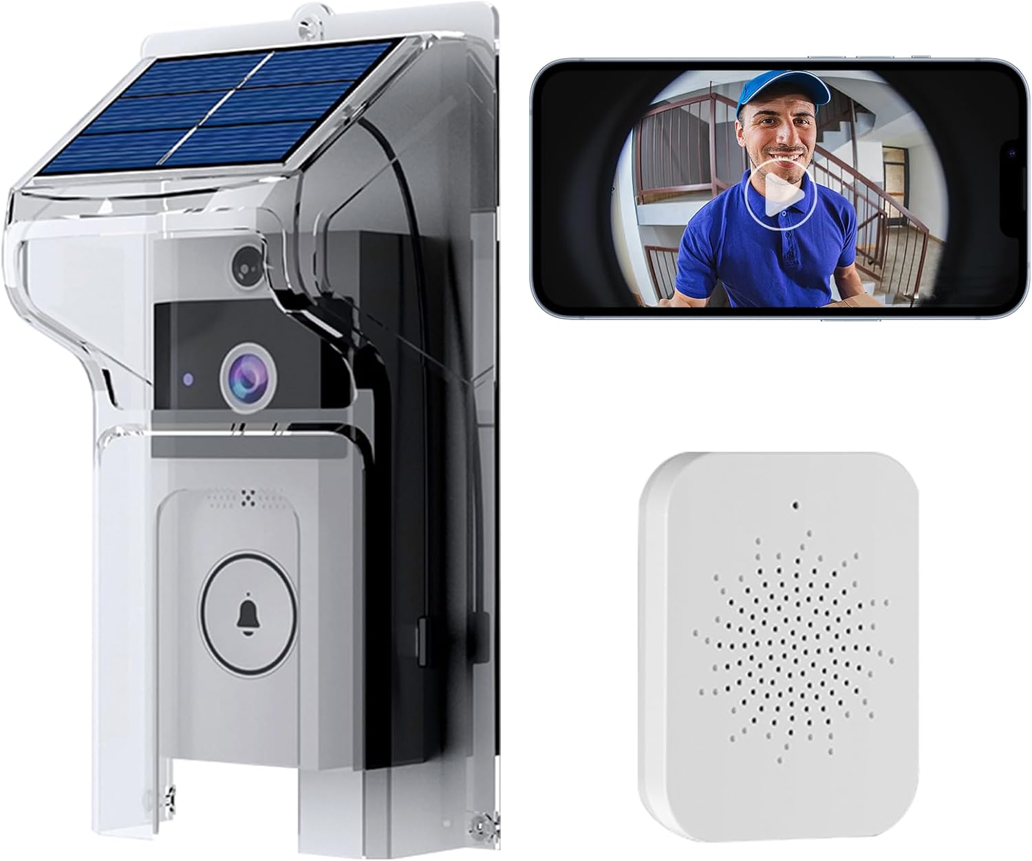 Obest Videocitofono Senza Fili Wireless con APP - immagine 1