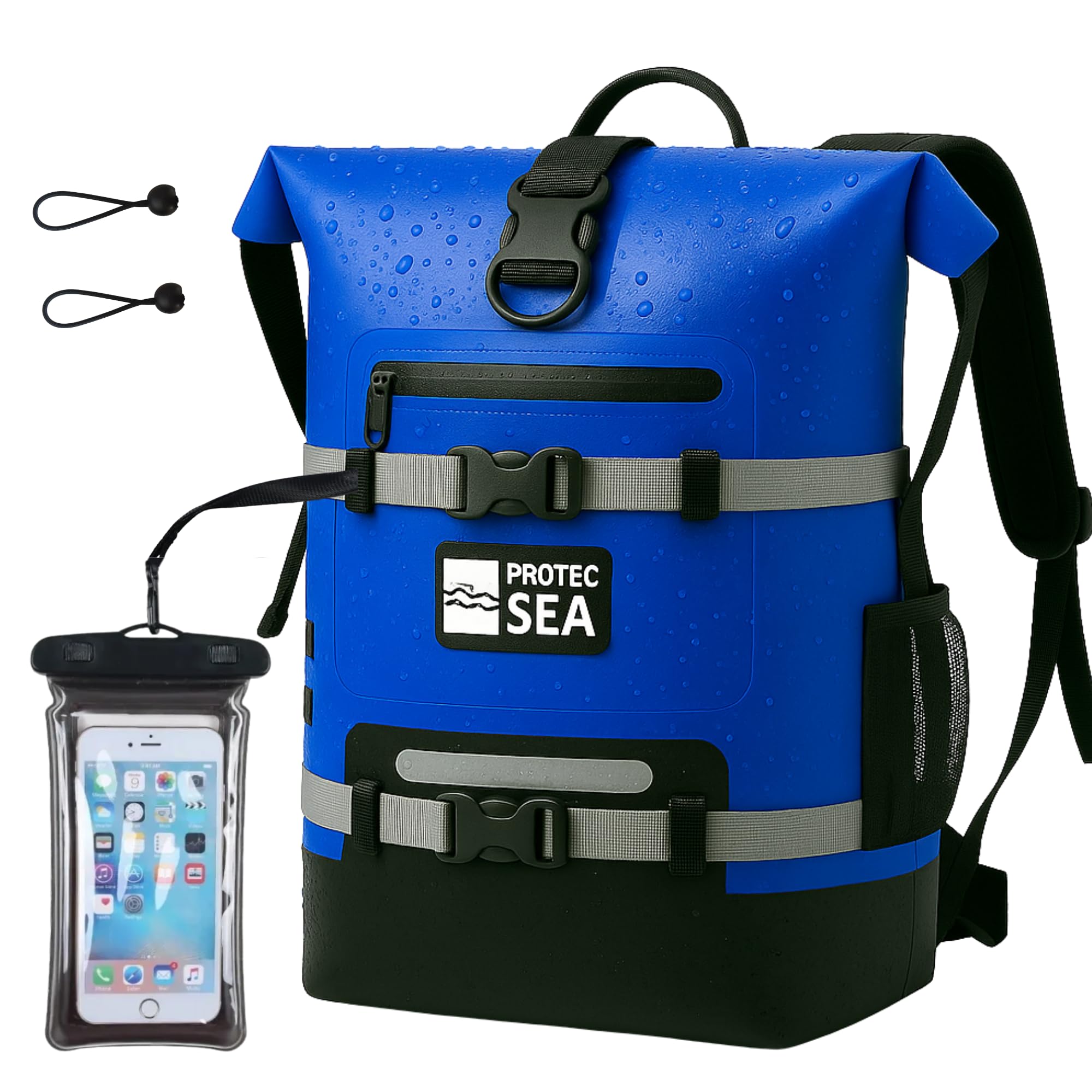 Protec Sea Zaino Trekking Impermeabile 30L Blu