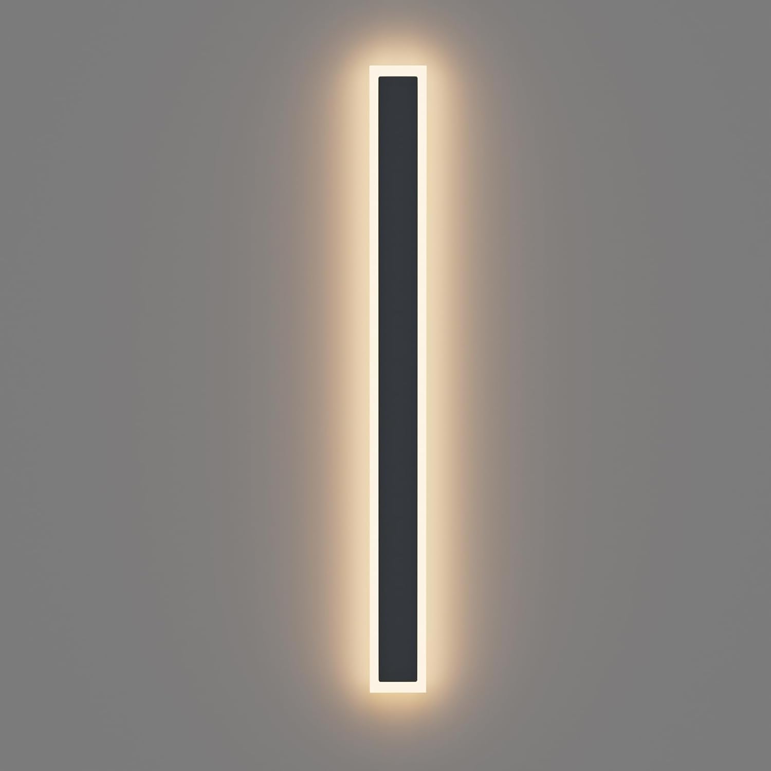 Klighten Applique da Parete Lunga LED 30W IP65 Antracite - immagine 1