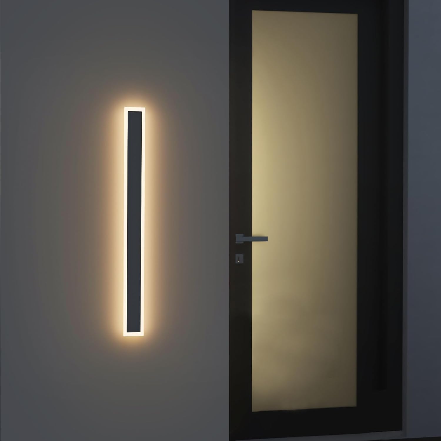 Klighten Applique da Parete Lunga LED 30W IP65 Antracite - immagine 7