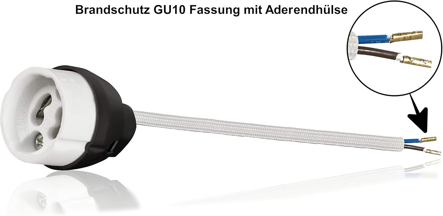 Isolatech GU10 Prese Ceramiche Ignifughe (100 pezzi) - immagine 3