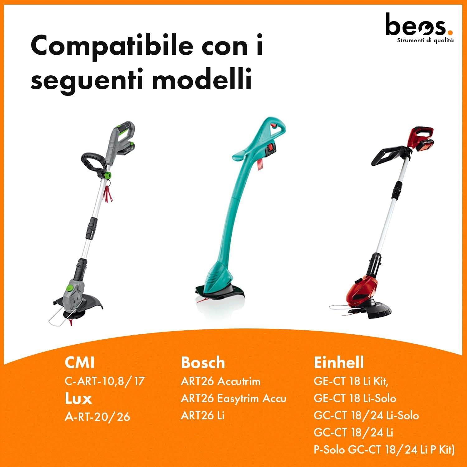 BEOS® 100 x Lame di Ricambio per Decespugliatori - immagine 3