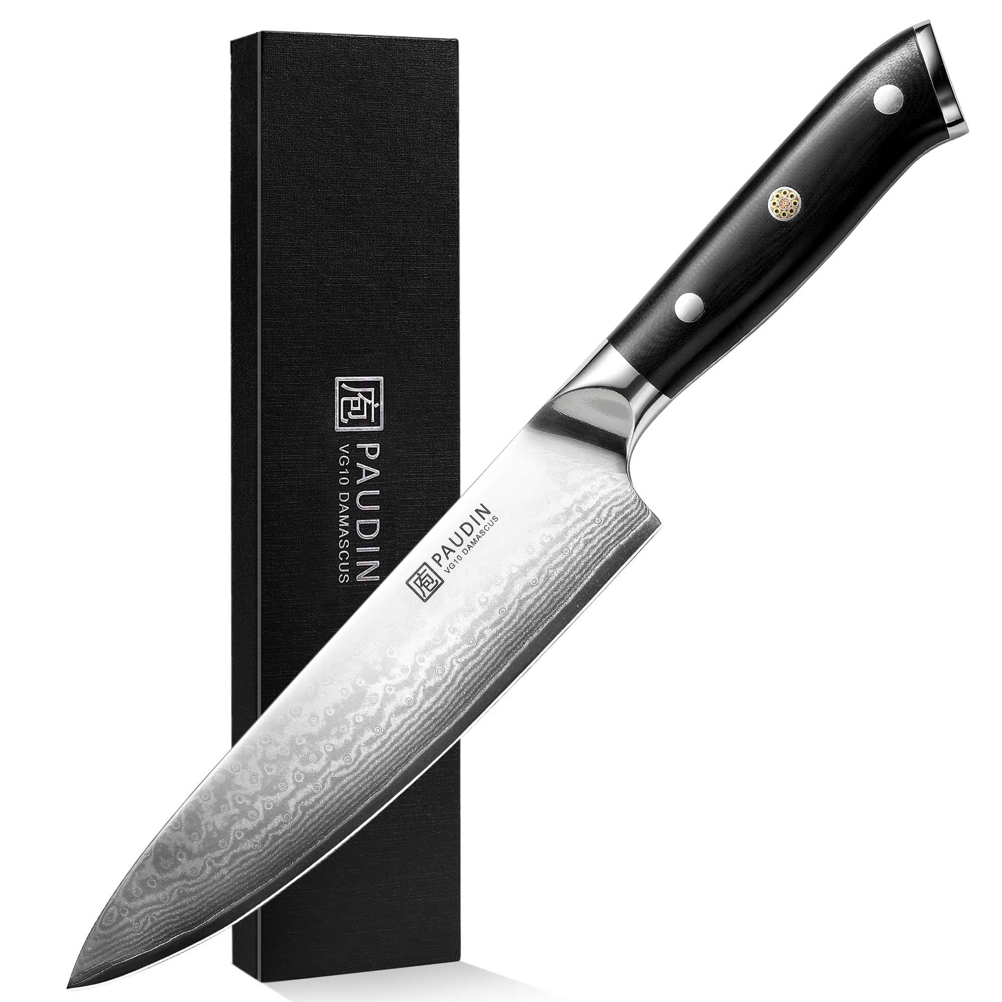 Paudin Coltello Damascato Professionale 20cm