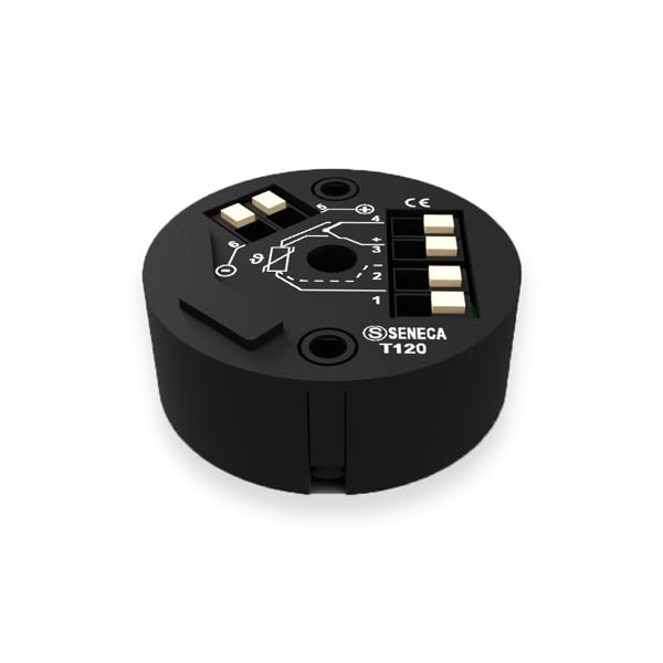 SENECA - T120 - Trasmettitore di temperatura loop-powered per RTD (Pt100, Ni100)