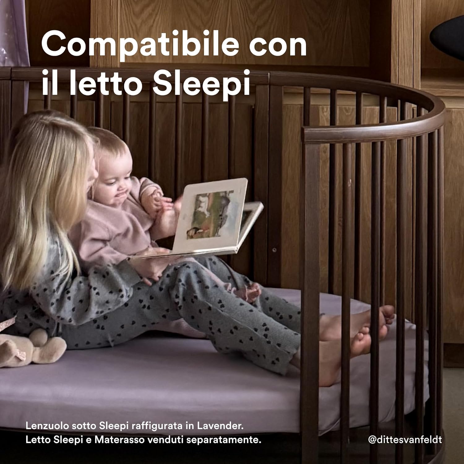 Stokke Lenzuolo Sotto Sleepi Flower Ecru - immagine 2