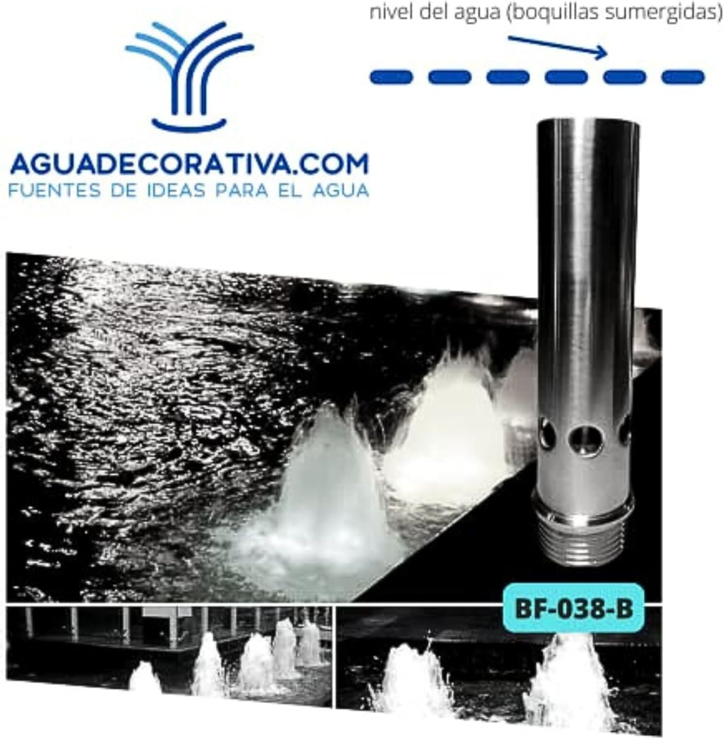 Aguadecorativa Ugello per Fontane da Giardino Abete - immagine 7