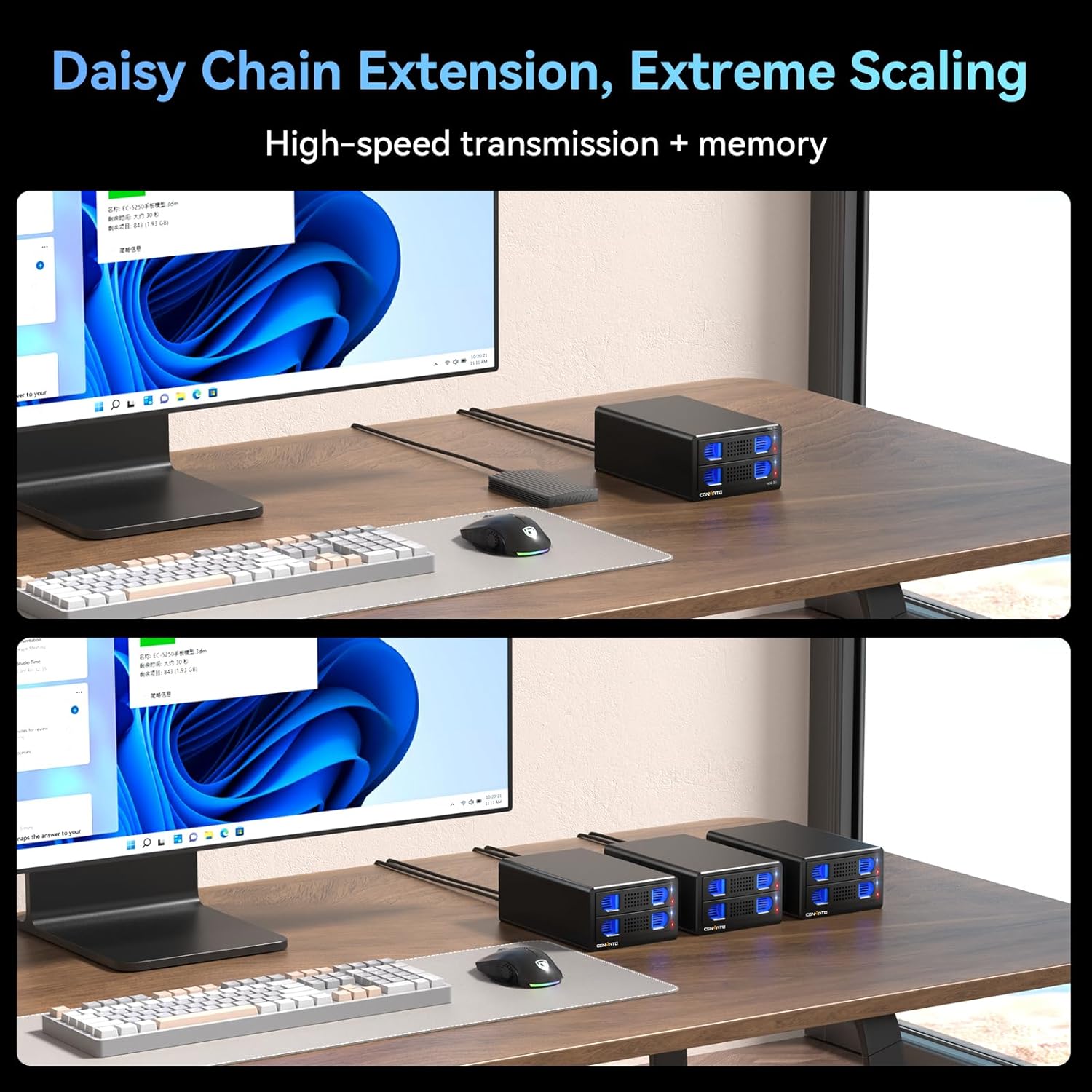 Hard Drive Enclosure 10Gbps 2 Bay con Ventola - immagine 5