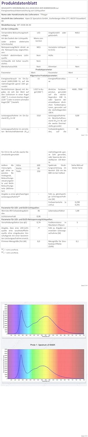Lampada da Parete LED 12W, Ferro e Alluminio - immagine 10
