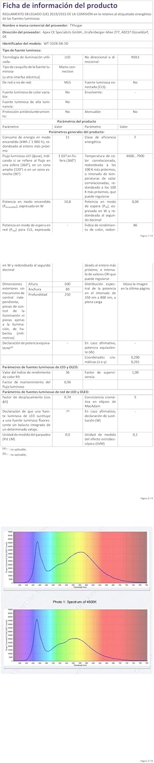 Lampada da Parete LED 12W, Ferro e Alluminio - immagine 11