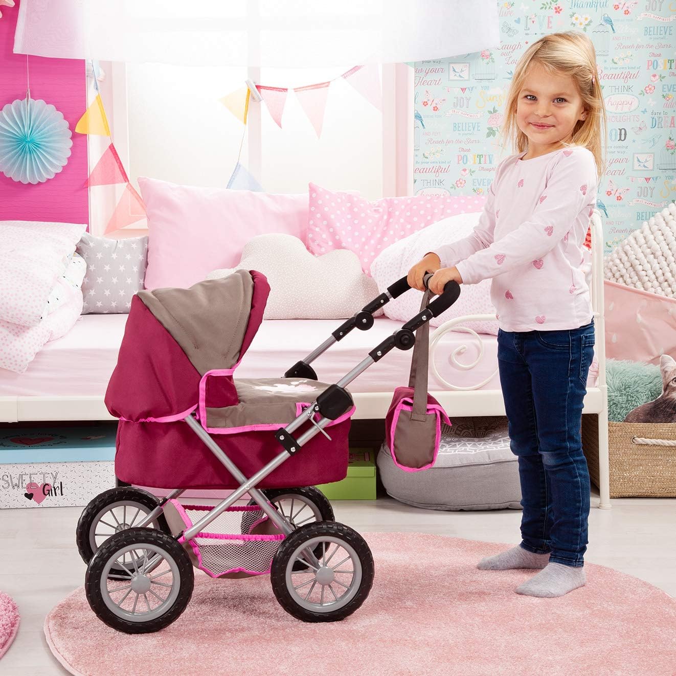 Bayer Design 13078AA Carrozzina per Bambole Trendy - immagine 5