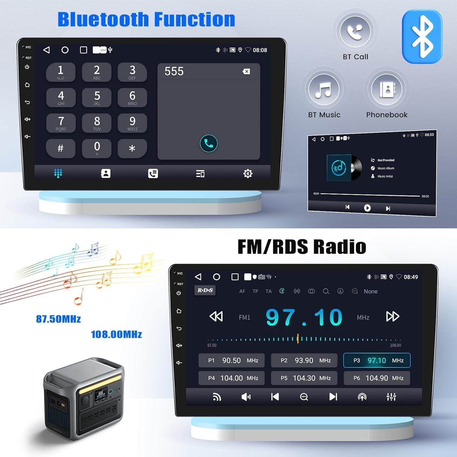 Autoradio Android 13 per Dacia SANDERO II B52 (2012-2019) - immagine 5