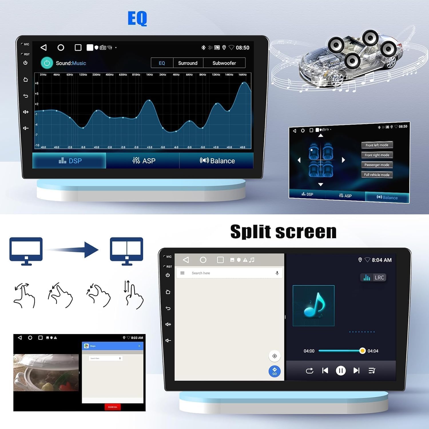 Autoradio Android 13 per Dacia SANDERO II B52 (2012-2019) - immagine 6
