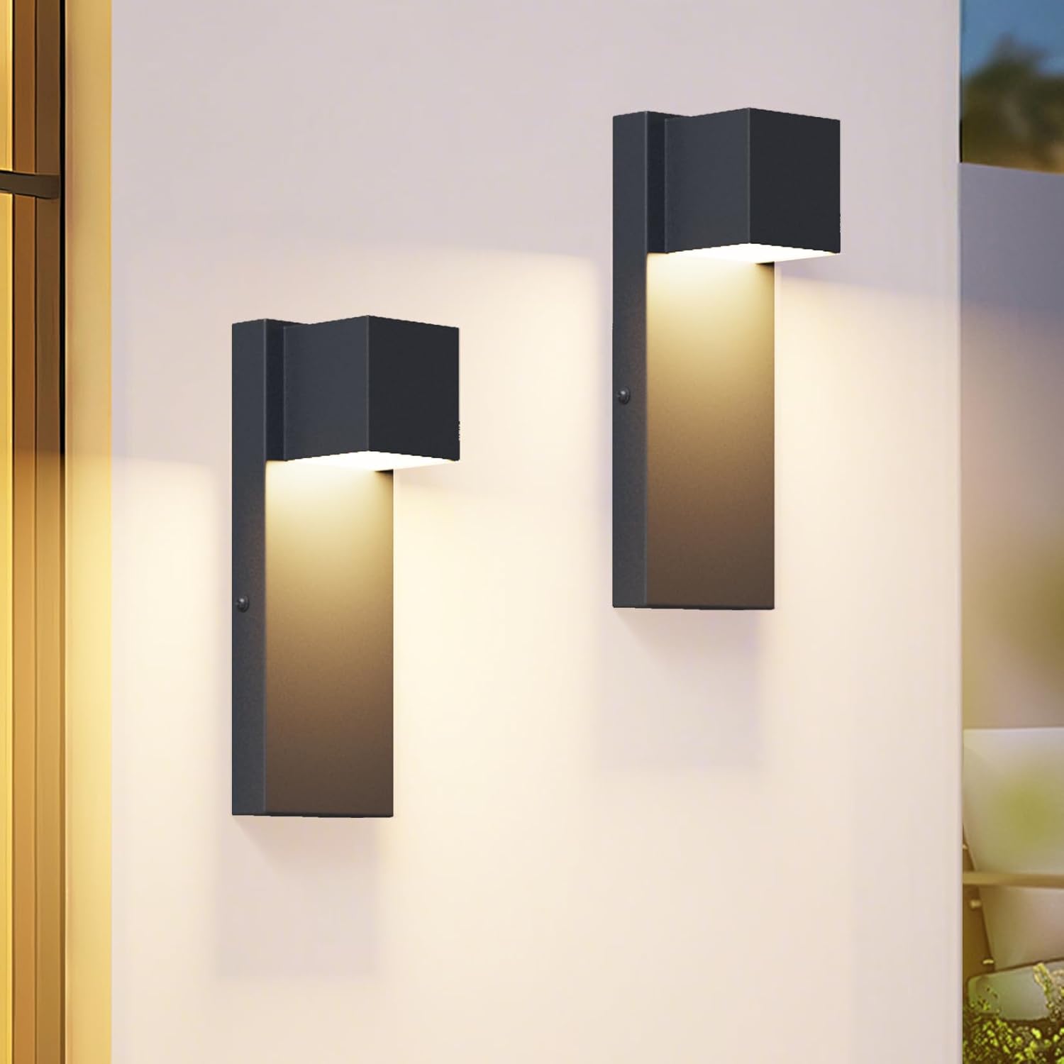 K-bright Applique LED da Esterno 16W 2 Pezzi Antracite - immagine 8