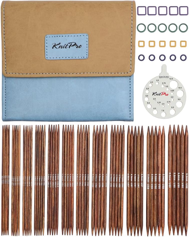 Knitpro Set Ferri Doppia Punta Ginger 12x15 cm