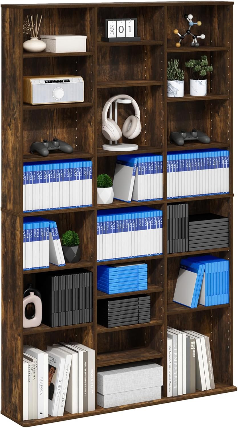 Furinno JAYA Torre Portaoggetti Multimediale 24 Ripiani - immagine 1