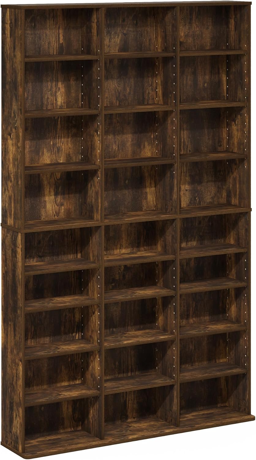 Furinno JAYA Torre Portaoggetti Multimediale 24 Ripiani - immagine 5