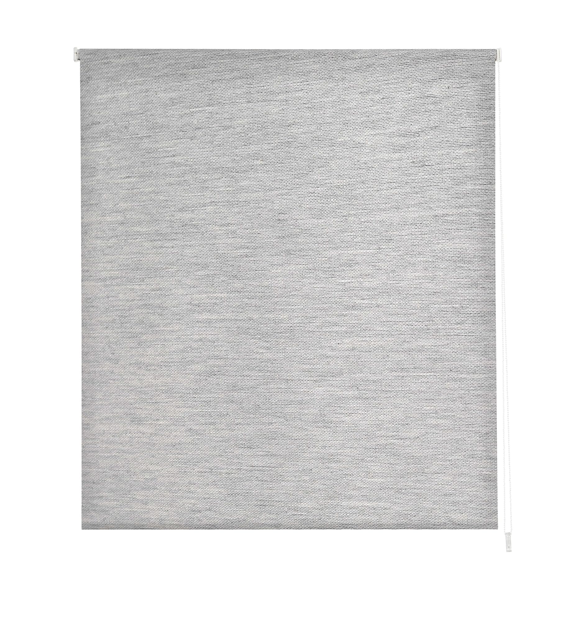 Estoralis Bran Tenda a Rullo Jacquard, Tessuto, Grigio Chiaro, 130 x 250 cm