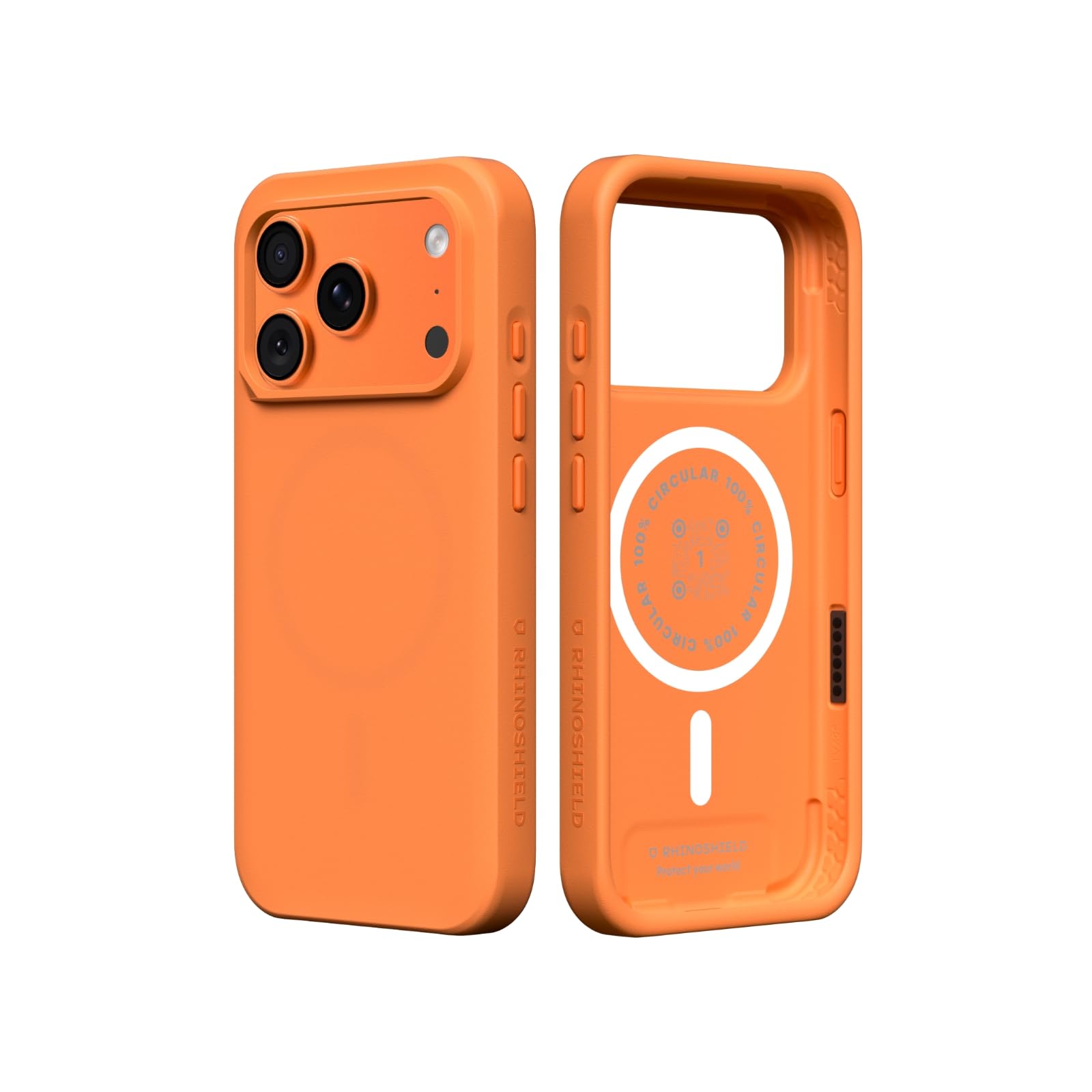 Rhinoshield SolidX Case MagSafe per iPhone 17 Pro, Neon Orange