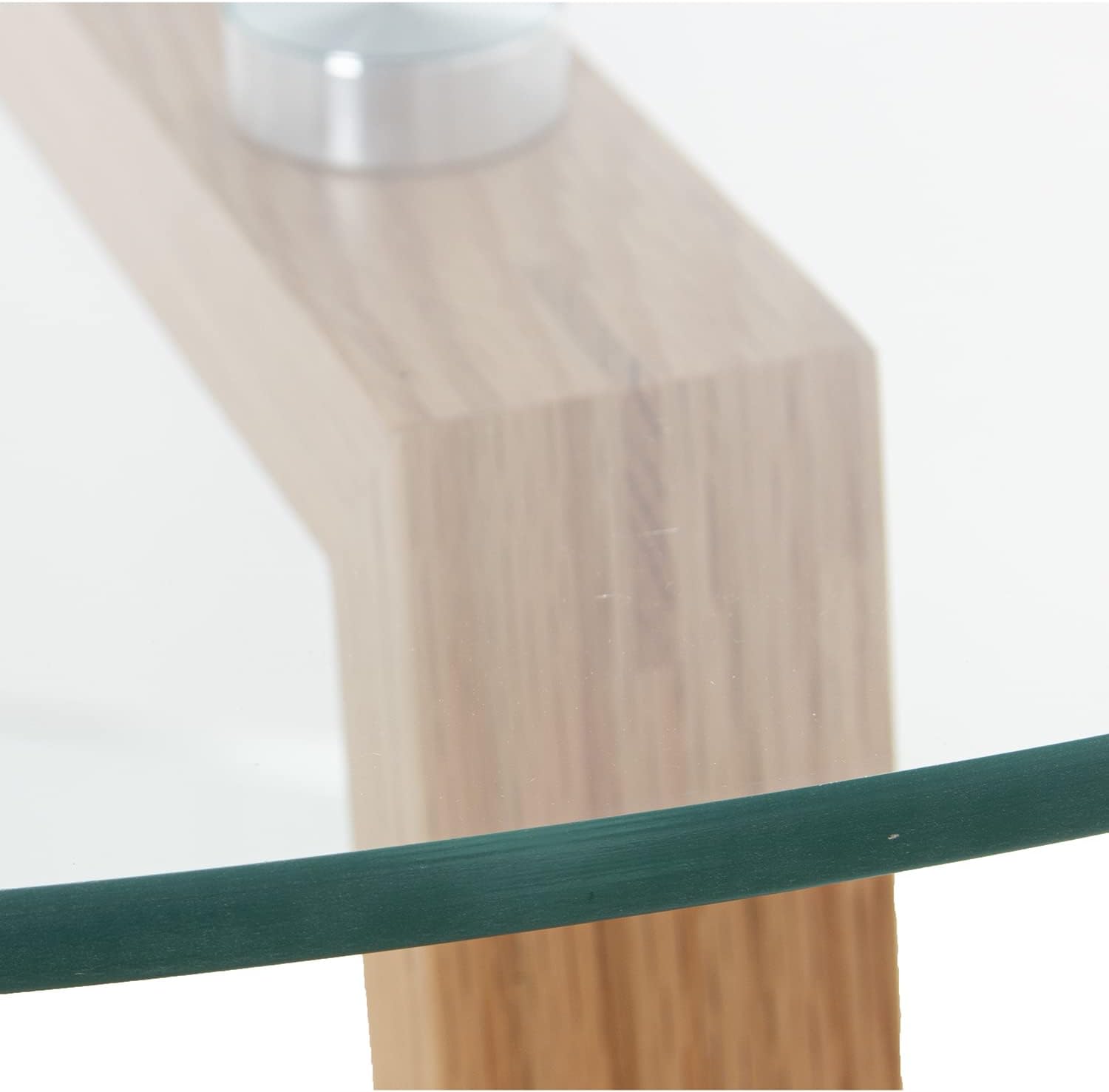 MESA CENTRO CRISTAL PATAS MADE RA NATURAL,CRISTAL TEMPL:8MM - immagine 3