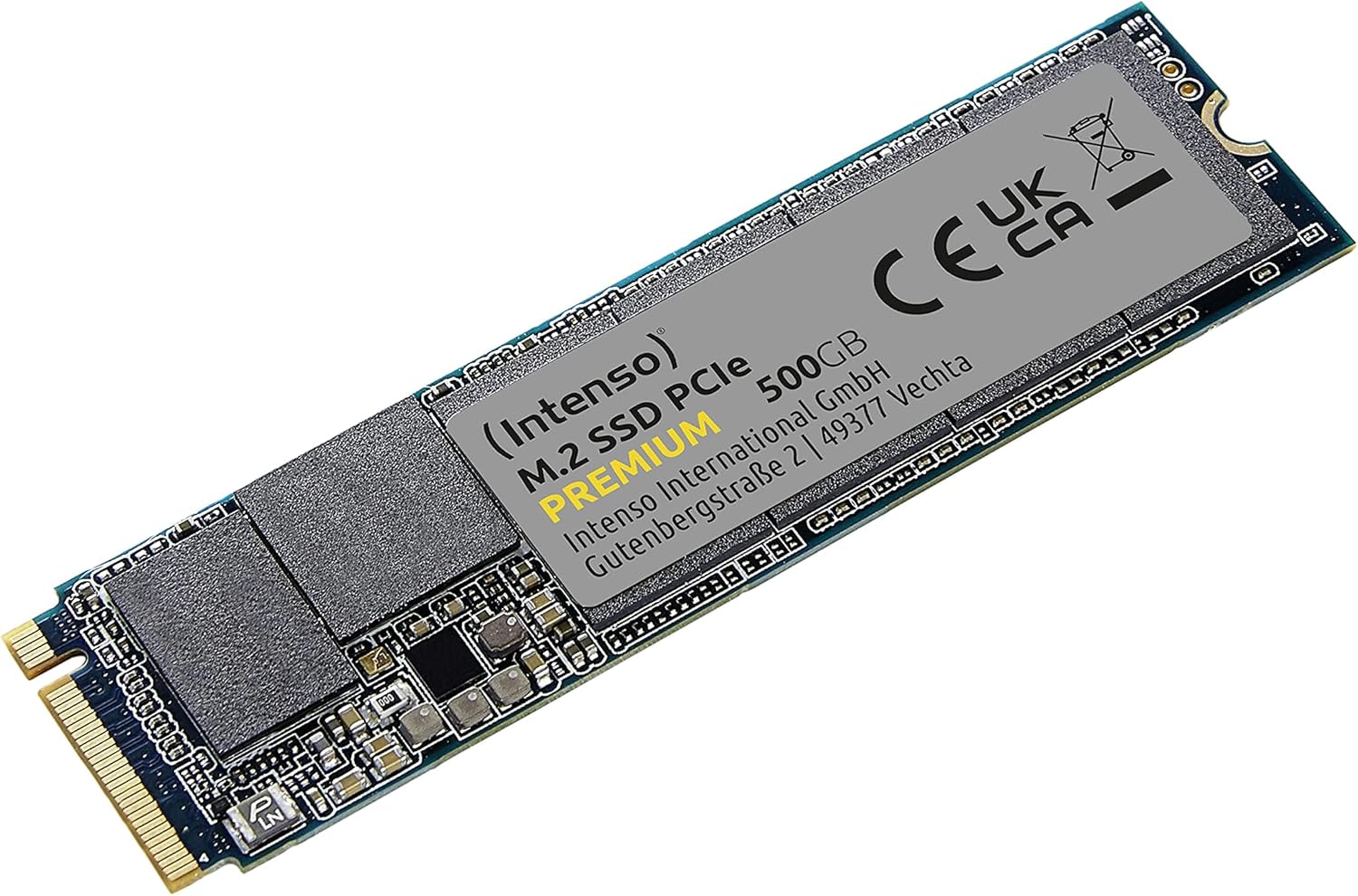 Intenso 3835450 - SSD M.2 PCIe Premium 500 GB - immagine 1