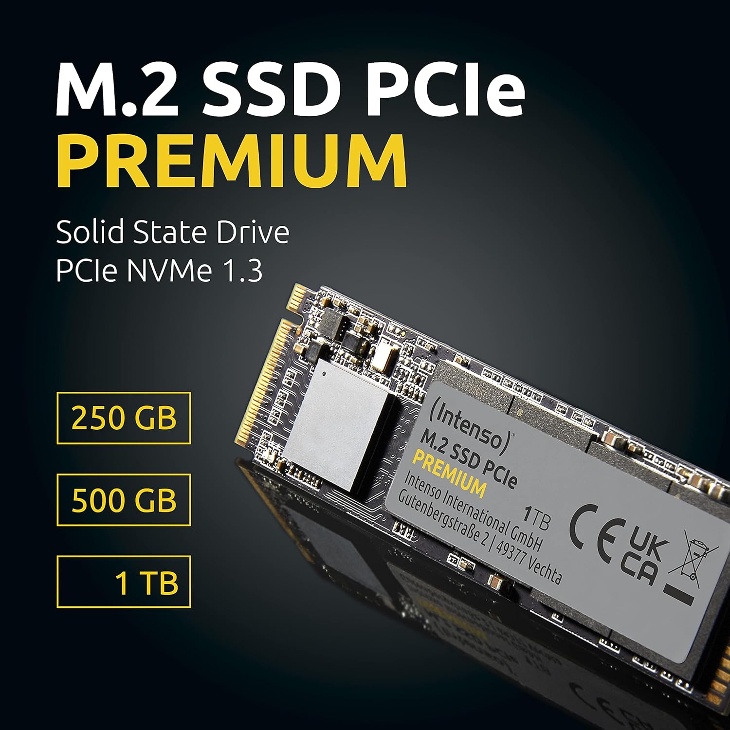 Intenso 3835450 - SSD M.2 PCIe Premium 500 GB - immagine 2