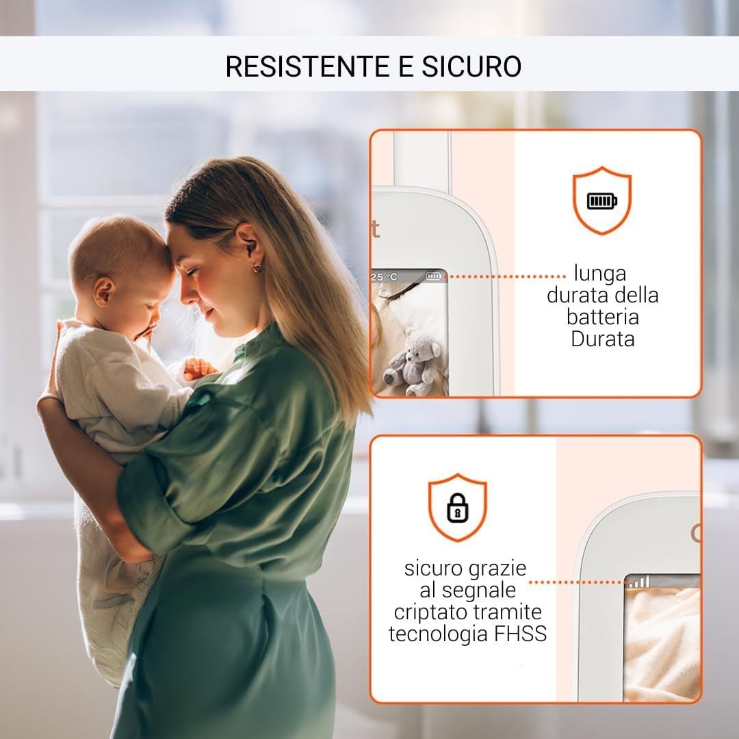 Gigaset BABY 300 Video - Videocamera Audio Bidirezionale - immagine 3