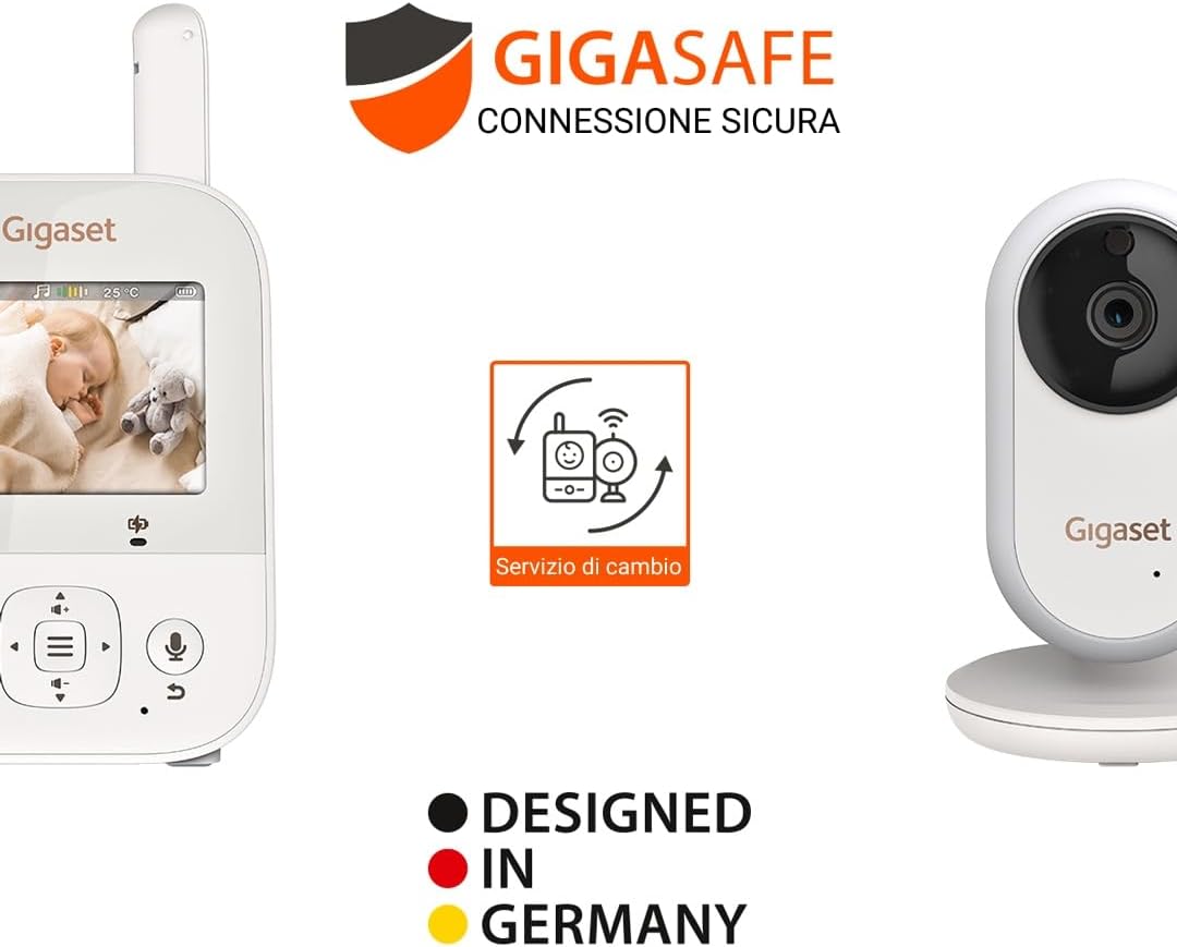 Gigaset BABY 300 Video - Videocamera Audio Bidirezionale - immagine 7