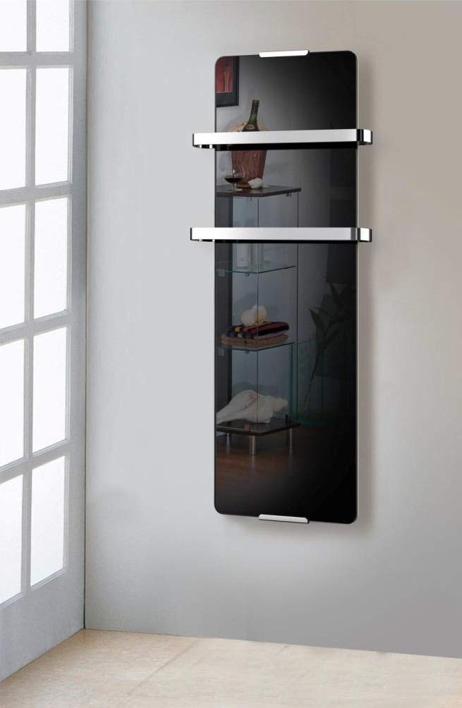 Chemin'Arte Scaldasalviette Elettrico 600W, Nero