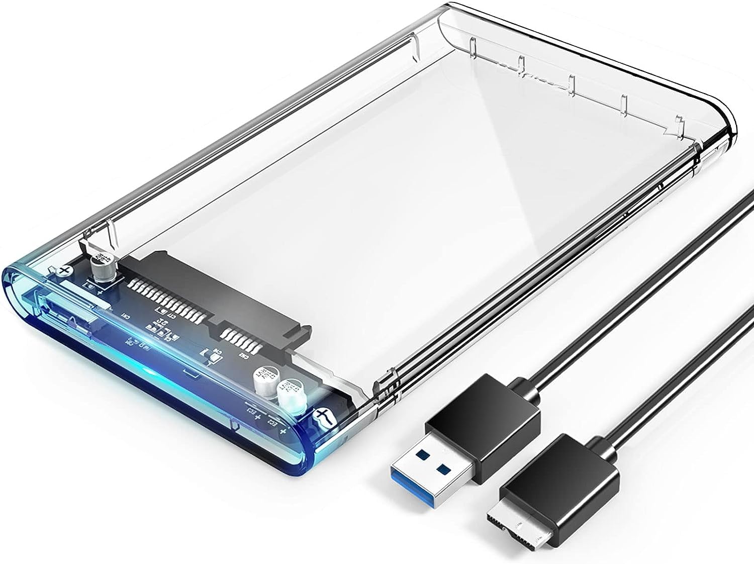 Orico Custodia Esterna USB 3.0 per HDD/SSD 2.5", Trasparente